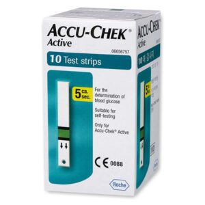 Accu-Chek Active Glucose Test Strips (10 Strips)